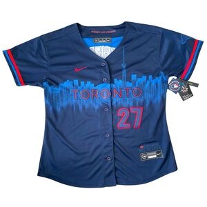 NWT Toronto Blue Jays Vladimir Guerrero Jr 27 Nike MLB City Connect Jersey
